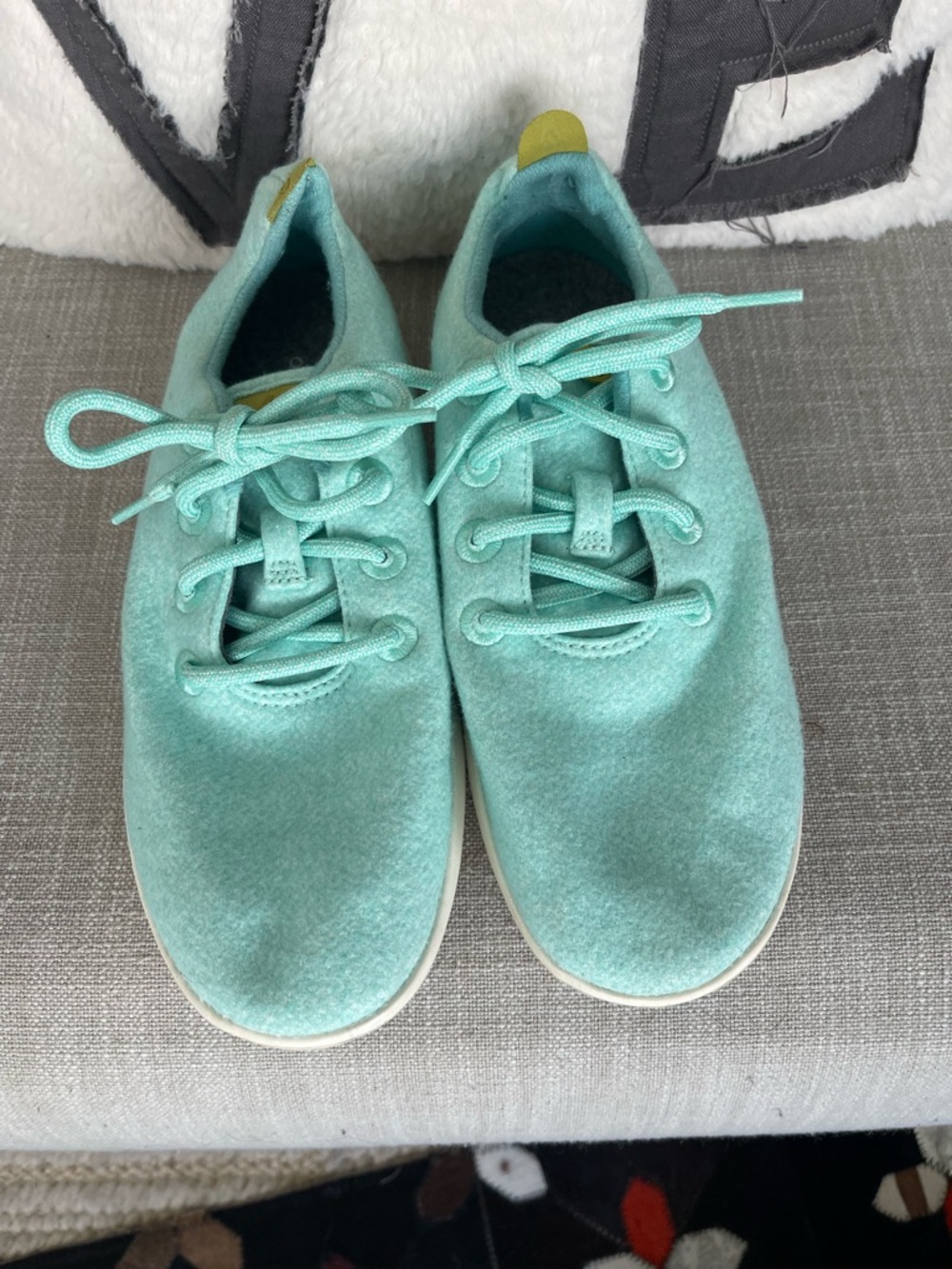 Sz 9 Spa Green wool runners Allbirds